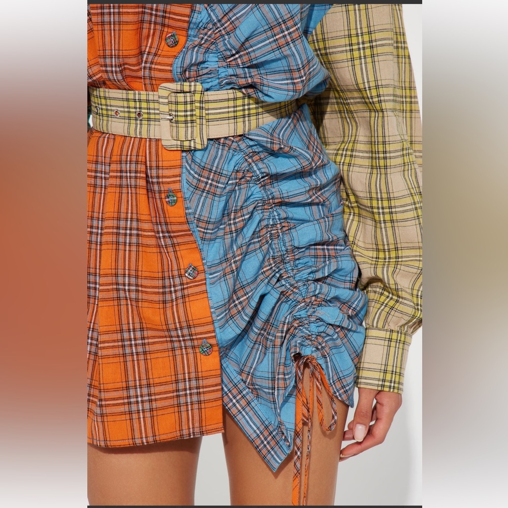 Fashion Nova Flannel Dress - Picture 7 of 7